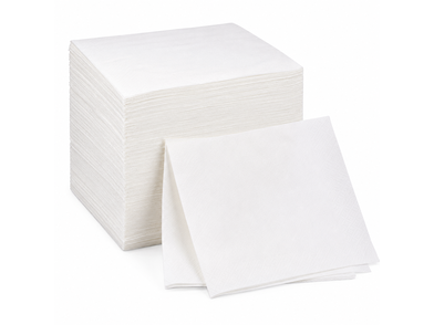 Serviet 1-sl. beli 33x33 cm 10048 kos