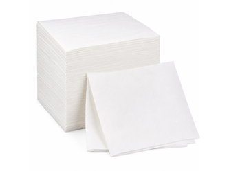 Serviet 1-sl. beli 33x33 cm 10048 kos