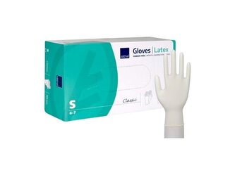 Rokavice latex S gladke 100 kos