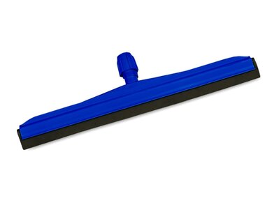 00009012AH - Potiskač vode 45 cm s črno gumo, modri