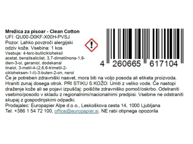 Basic - Clean Cotton Nalepka