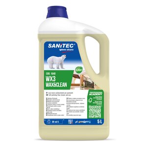 Samopolirno sredstvo SANITEC WX3 Wax & Clean 5 l