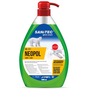 Detergent za ročno pomivanje posode SANITEC Neopol limona 1 l