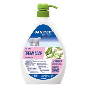 Kremno milo SANITEC Cream Soap luxor green aloe 1 l