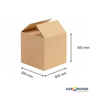 Petslojna kartonska škatla 500x500x500mm